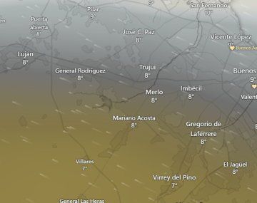 Se vienen las lluvias a la zona del AMBA