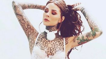 Un fanático se tatuó a Cande Tinelli en ropa interior: ¡mirá cómo le quedó! Un fanático se tatuó a Cande Tinelli en ropa interior: ¡mirá cómo le quedó!