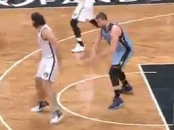 Marc Gasol se aprovechó del argentino Marc Gasol se aprovechó del argentino