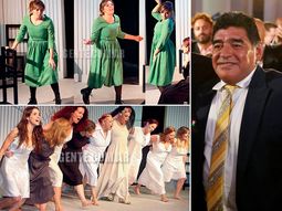 claudia villafane fue a ver a dalma maradona en su debut, diego mando flores claudia villafane fue a ver a dalma maradona en su debut, diego mando flores