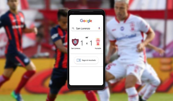 Ya podés seguir los resultados de los partidos de los equipos argentinos en tiempo real con Google