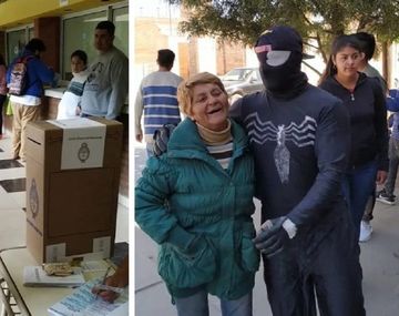 El Hombre Araña votó en Santiago del Estero