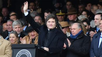 Javier Milei en La Rural