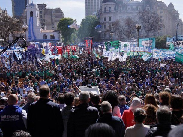 Acto por el Día de la Lealtad Peronista en Plaza de Mayo