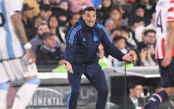 Scaloni calificó como gran partido el triunfo ante Paraguay