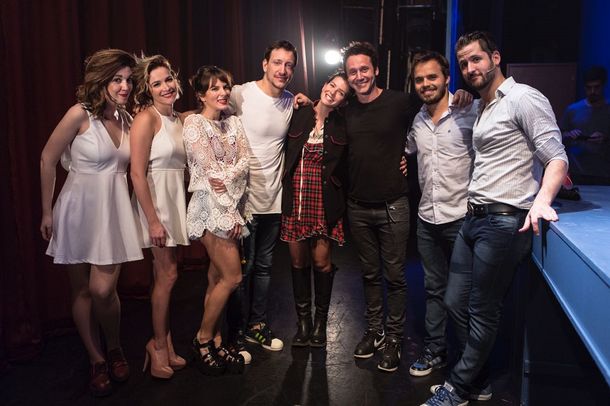 La China Suárez y Benjamín Vicuña fueron a ver a Nico Vázquez y Gime Accardi.