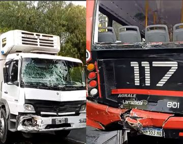 Choque en la General Paz: 18 personas resultaron heridas y hubo caos vehicular