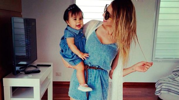 El mensaje de Cinthia Fernández a un año del nacimiento de su hija Francesca