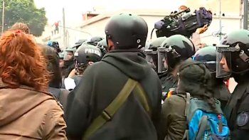 La Policía Federal impidió que la marcha piquetera llegue a Olivos