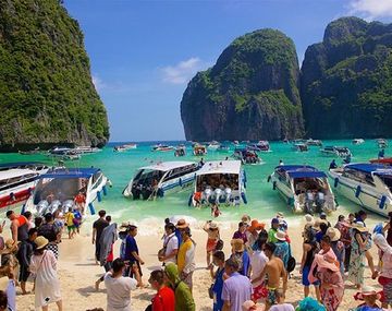 Maya Bay en Tailandia