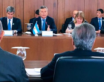 Reunión entre Mauricio Macri y Michel Temer