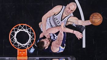 Manu Ginóbili disputó 18 minutos para los Spurs Manu Ginóbili disputó 18 minutos para los Spurs