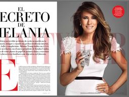 Parte de la nota sobre Melania Trump en Vanity Fair México de febrero Parte de la nota sobre Melania Trump en Vanity Fair México de febrero