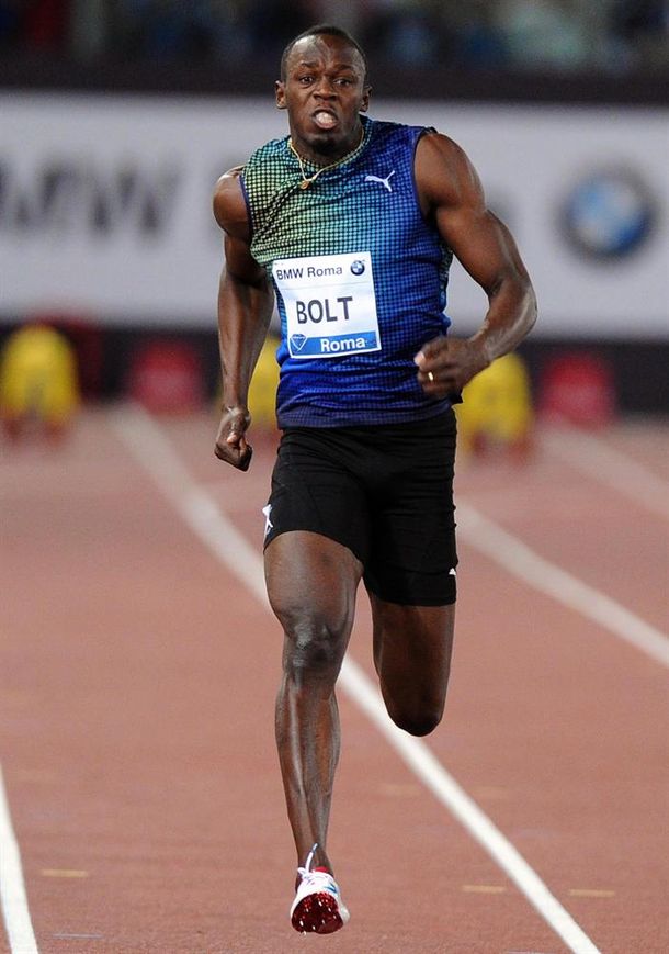 Es humano: Usain Bolt perdió los 100 metros llano en Italia