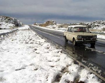 Nieve en las altas cumbres