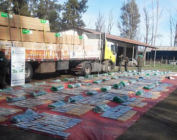 Golpe al narcotráfico: secuestran 1.600 kilos de marihuana en Entre Ríos