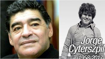 Diego Maradona expresó su lamento por la muerte de su primer representante Diego Maradona expresó su lamento por la muerte de su primer representante