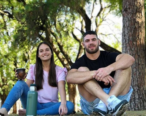 Marcos Kremer y Sofía Pozzi. Foto: Instagram