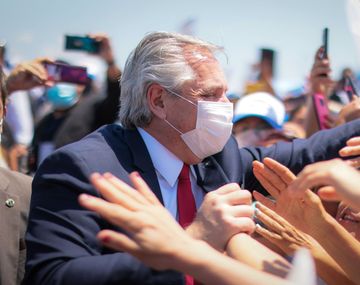 Alberto participa de un encuentro con personas con discapacidad