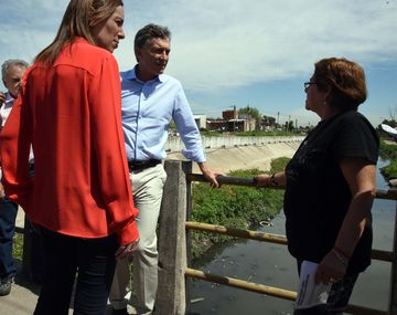 Inundaciones: Macri y Vidal se comprometieron a terminar obras hídricas