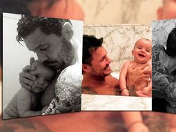 El álbum más tierno de Marcelo Tinelli con su hijo Lorenzo