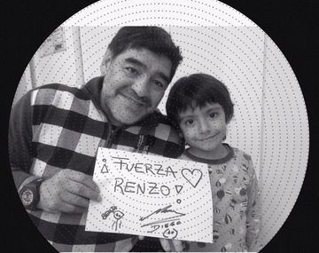 Maradona le mandó un mensaje muy especial a Renzo