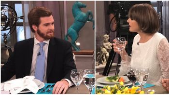 Araceli González, en la mesa de Mirtha Legrand