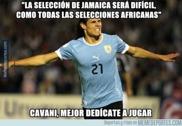 Tras la confusión de Cavani, los memes no se hicieron esperar
