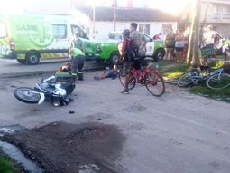 Berisso: un policía alcoholizado atropelló a dos personas. Gentileza 0221.com.ar