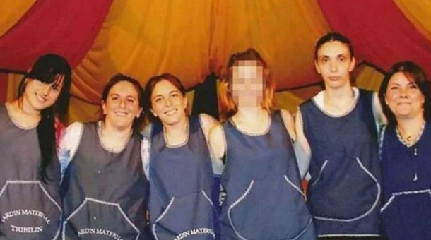 Las cinco docentes que fueron condenadas.