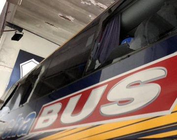 Así quedó el micro de Boca