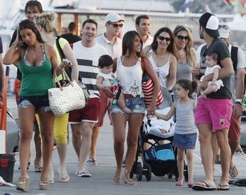 Las vacaciones de Messi en un balneario top