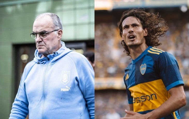 Marcelo Bielsa se refirió a la chance de convocar a Cavani en Uruguay