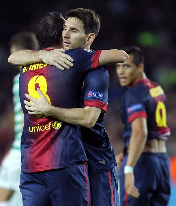 Barcelona buscó y festejó sobre la hora ante el Celtic