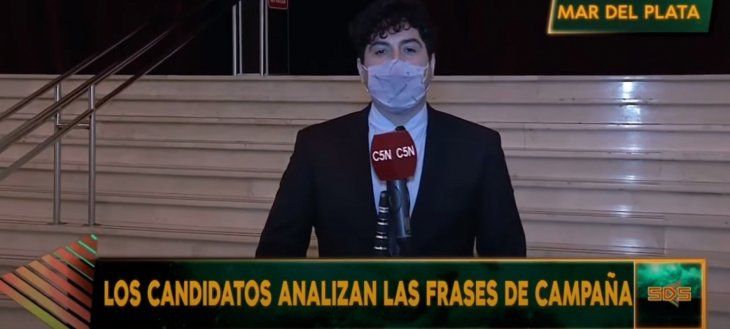 Lo que nadie vio del cierre de campaña del Frente de Todos lo muestra Lautaro Maislin