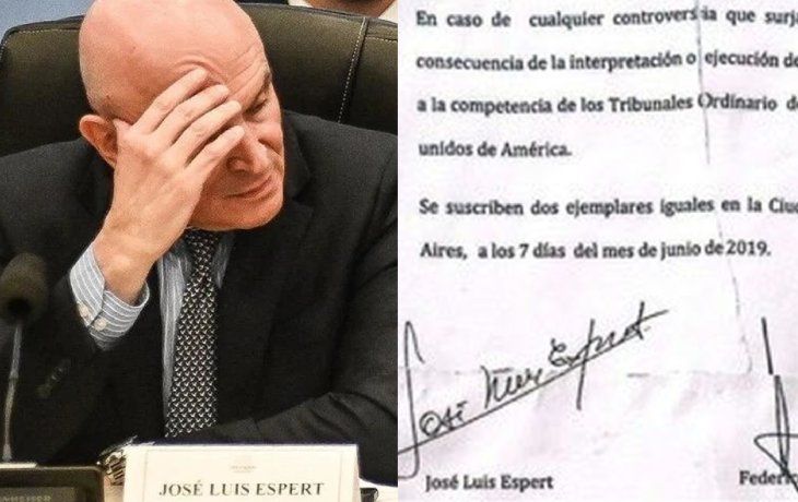 Escala el escándalo: apareció un contrato por 1 millón de dólares entre José Luis Espert y Fred Machado