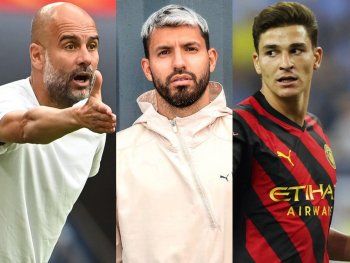 El enojo del Kun Agüero porque Guardiola no puso a Julián Álvarez