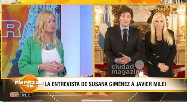 La inesperada reacción de Yuyito González a la entrevista de Susana Giménez a Javier Milei