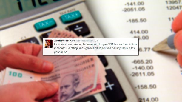 El ministro de Hacienda defendió el proyecto oficial sobre Ganancias