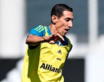 Volvió a entrenar Di María: cuándo volverá a jugar