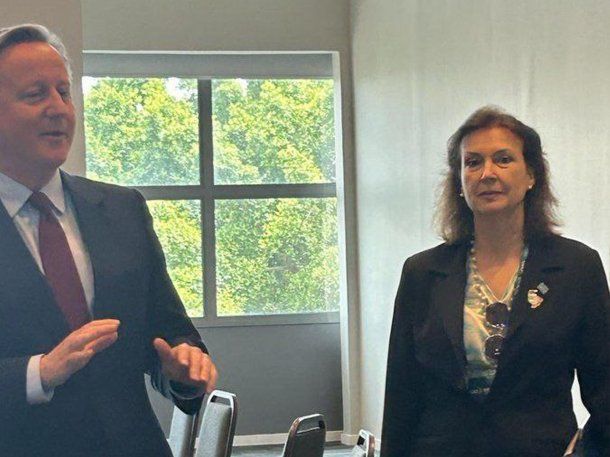 Diana Mondino dio detalles de su reunión con David Cameron