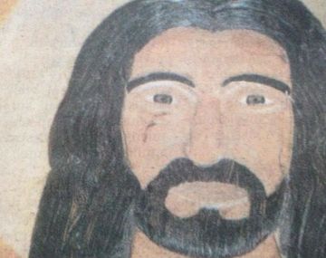 Esta es la imagen del Cristo que llora sangre en una iglesia de Posadas, Misiones