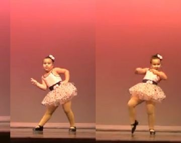 Una nena se robó el show