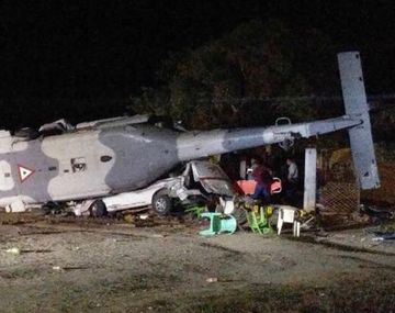El accidente del helicóptero dejó al menos 13 muertos