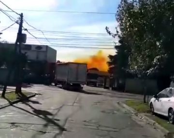 Una nube anaranjada invadió Villa Bosch: ¿qué la produjo?