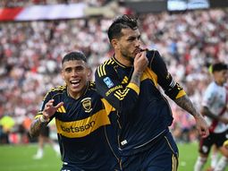 Leandro Paredes, figura del triunfo de Boca ante River en el Superclásico.