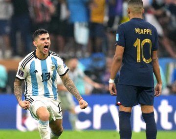 Cuti Romero explicó por qué le gritó el gol en la cara a Kylian Mbappé en la final