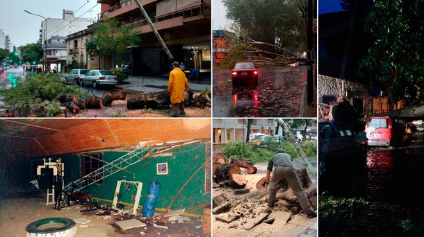 Los destrozos tras el temporal
