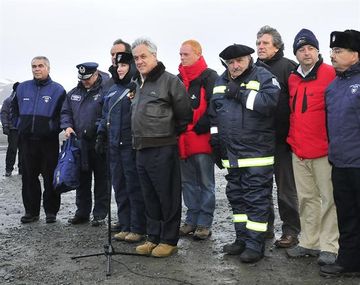Mujica y Piñera en la Antartida