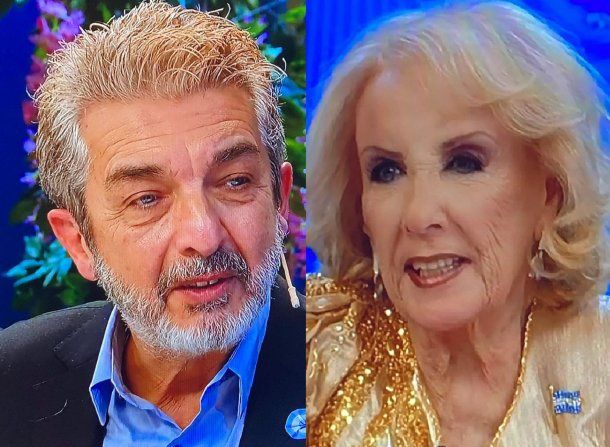 Ricardo Darín junto a Mirtha Legrand.
